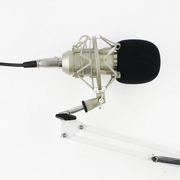 nuovo di alta qualità BM-800 professionale Microfoni a cavo per computer Karaoke Audio Studio Vocal Rrecording intervista Mic Phantom Power
