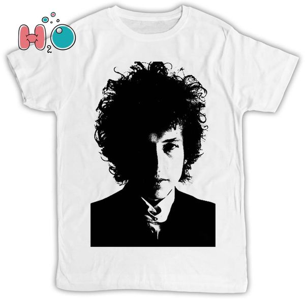 

bob dylan tshirt poster ideal gift birthday present short sleeve t shirt, White;black