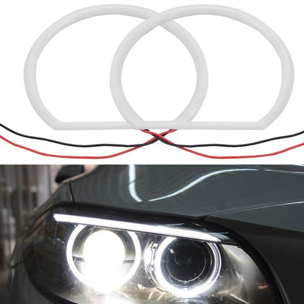 

leepee 12v halo cotton light for e46 non projector auto lighting 2 x 131mm car smd led angel eyes bright white car-styling