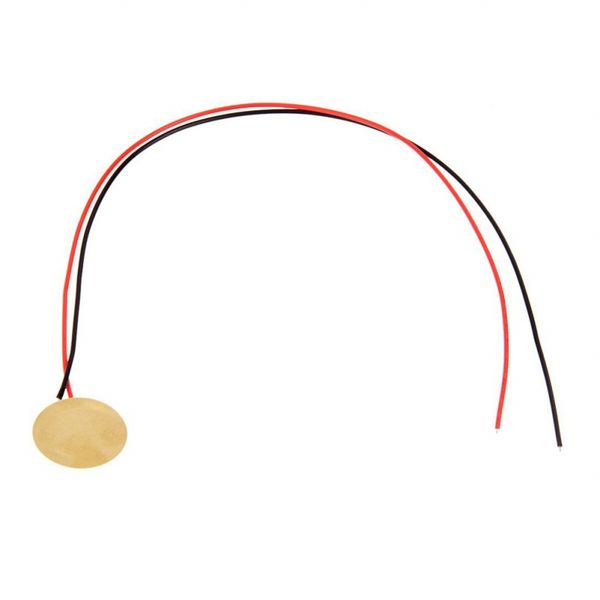 

promotion--12pcs 27mm piezo discs with leads mic drum trigger acoustic pickup cbg guitar