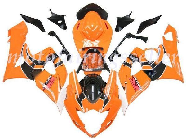 

new abs plastic fairings kit fit for suzuki gsxr1000 2005 2006 gsxr1000 05 06 injection mold orange black and red white logo