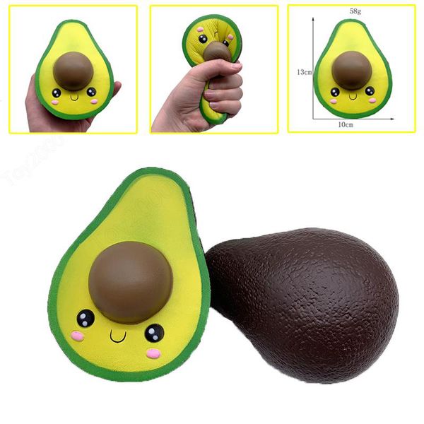

squishy toy avocado cute image slow rising jumbo stress relieve dolls multicolor children squeeze toys kids decompression toys quality