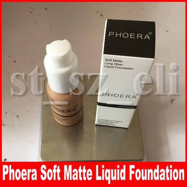 

phoera 10 colours основа для макияжа лица корректор контура глаз крем жидкий тональный крем корректирующая грунтовка крем для макияжа