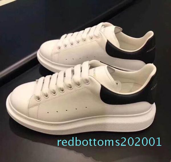 

designer shoes trainers reflective 3m white leather platform sneakers womens mens flat casual party wedding shoes suede sports sneaker as26, Black