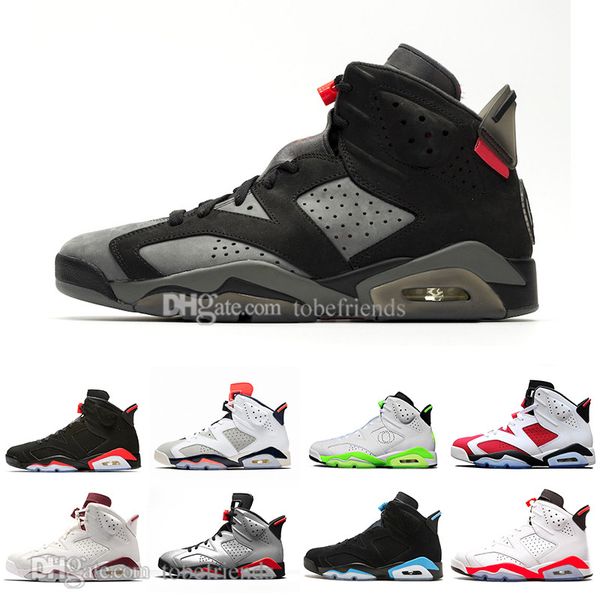 

6s mens basketball shoes dmp black infrared bred 2019 olympic white cement sport blue tinker hatfield reflective bugs bunny 6 men sneakers