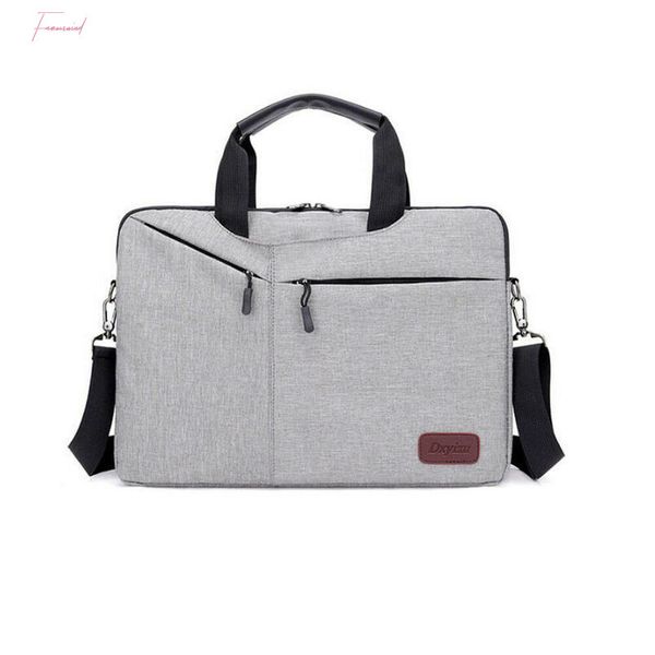 

mens business travel lapbag fashion briefcase multifunctional durable protection shoulder bag drop shipping good quality