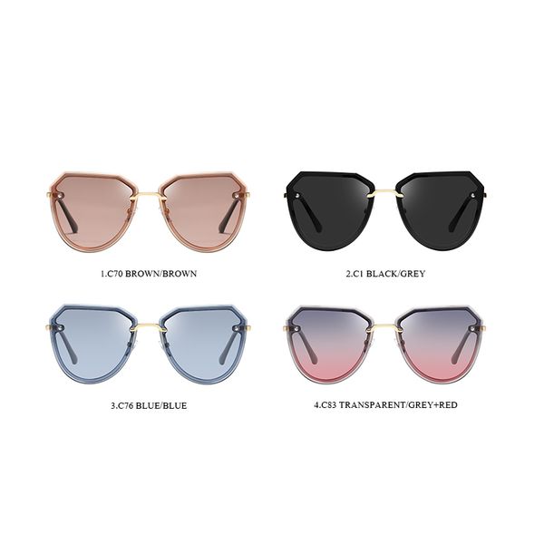 

wholesale-lunette soleil femme 2019 summer fashion sunglasses brand women uv400 polarized sun glasses driving goles gafas de sol mujer, White;black