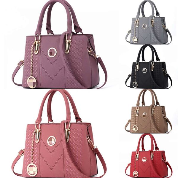 

sell fashion 3 different color new brand name fashion pu leather handbags women famous brands designers tote shoulder bags#968