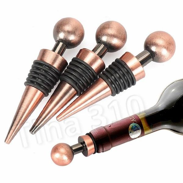 Hot Bottle Stopper Wine Storage Twist Cap Plug Riutilizzabile Sottovuoto Vino Sigillato Bottiglia riutilizzabile Plug Stopper Regalo di Natale BarwareT2I5634