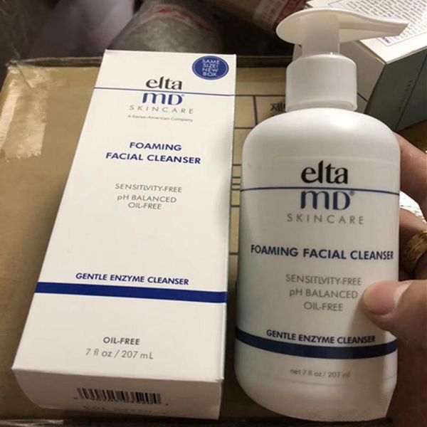 Elta MD Detergenti viso schiumogeni Detergenti Cura della pelle Crema detergente viso senza olio con pH bilanciato senza sensibilità 207ml in stock