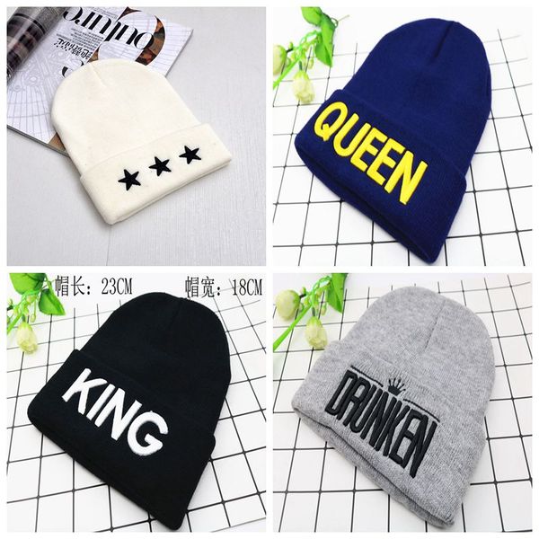 

fashion winter hat warm skullies & beanies women&men couple winter caps knitted hat