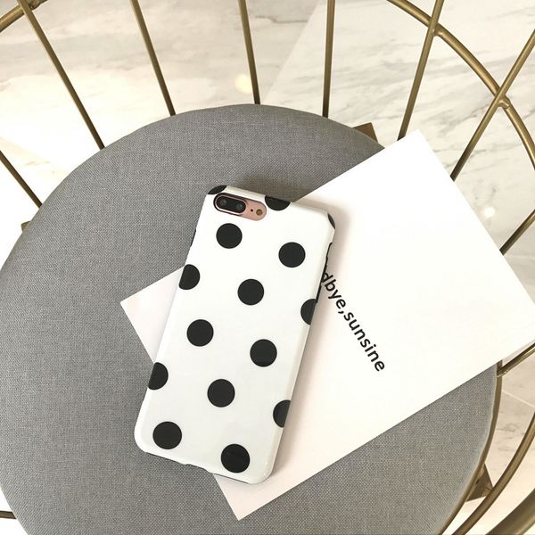 

wave point phone cases side pattern covering for iphone xs max tpu glossy soft cell phone case for iphone 6 7 8 plus