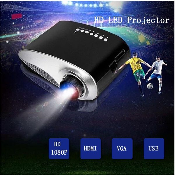 

мини портативный проектор 1080p hd led lcd проекторы rd802 мультимедийный плеер hdmi / vga / usb / sd / av домашний кинотеатр кинотеатр для