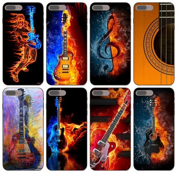 

tongtrade] comics manga caricature popular water and fire guitar artwork case for iphone 8s 7s 6 5 plus x xs 11 pro max galaxy s10 s20 case