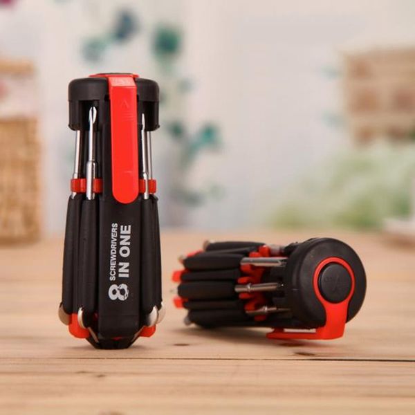 

8 in 1 screwdriver multifunctional tools with for home auto outdoor lad-sale