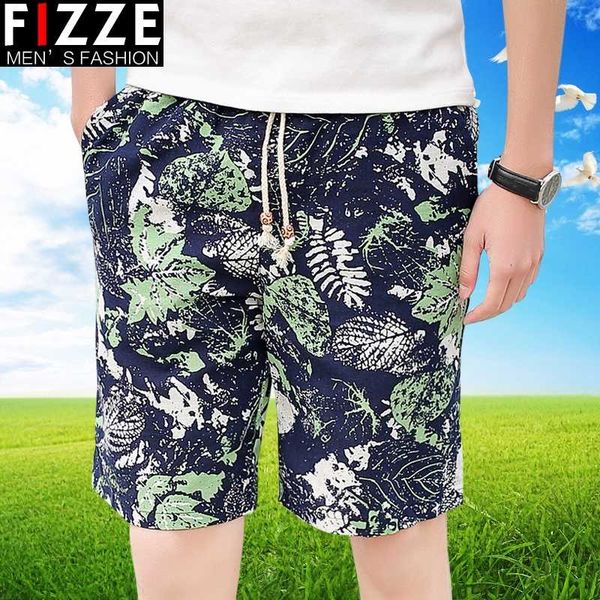 

shorts male easy tide leisure time pants man repair the body in pants youth full marks seaside sandy beach trousers, White;black
