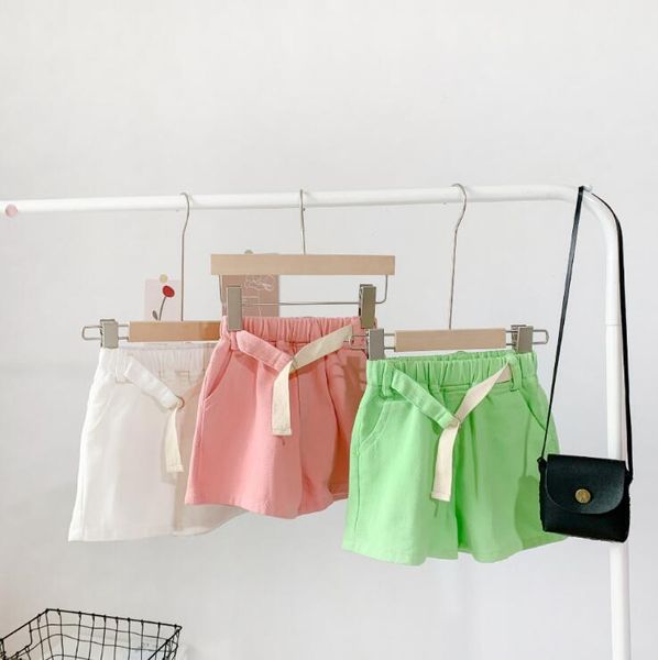 

2020 new girls bow shorts summer fashion cotton girls shorts 2-7 years hv553, Black