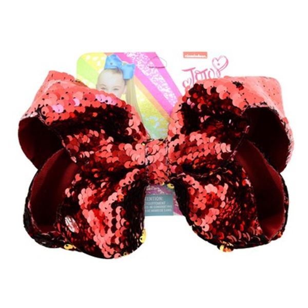 

8inch jojo sequins hair clip bows hair bow 9 colors for choice girls hairpins kids children hair accessory toddler headwear dhl free, Golden;silver