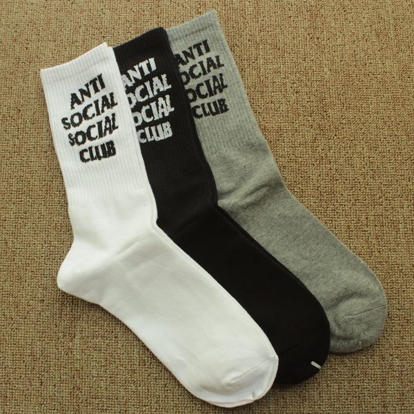 

new men's black white stockings fashion men's sports sockings letter print in the tube cotton socks sizes