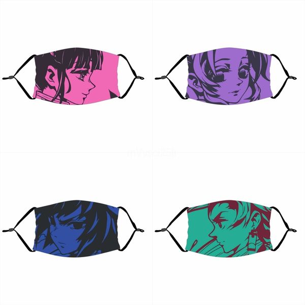 

fa masks supplies dustproof print mask universal for men and women#835, Black