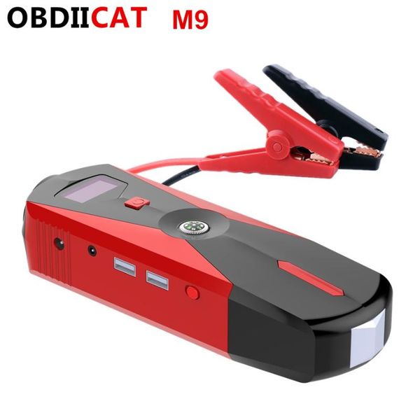 

obdiicat-m9 emergency car jump starter built-in shida battery mini portable power bank charger for petrol&diesel cars