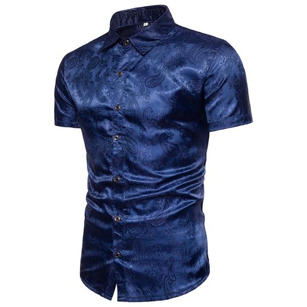 

men's casual shirts allthemen arrival summer business shirt short sleeves turn-down collar men big size 3xl, White;black