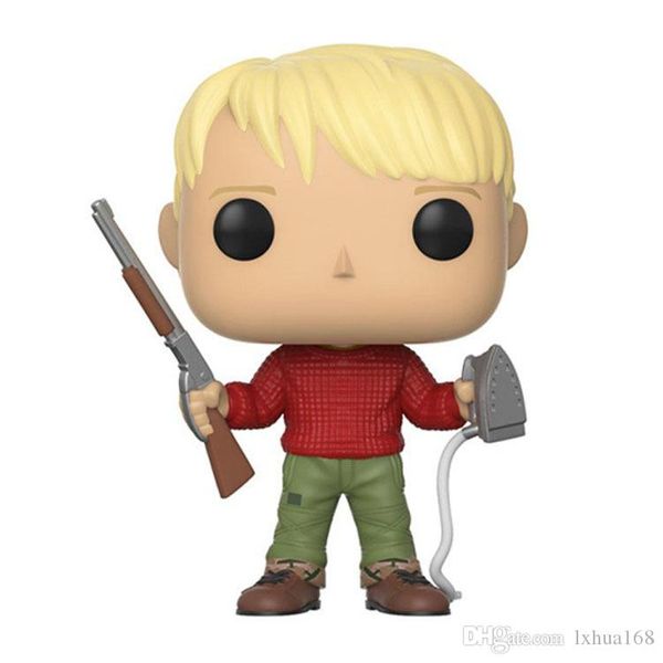 

kawaii funko pop home alone kevin #491 виниловая фигурка с коробкой игрушка подарок кукла для ребенка детские игрушки горячие