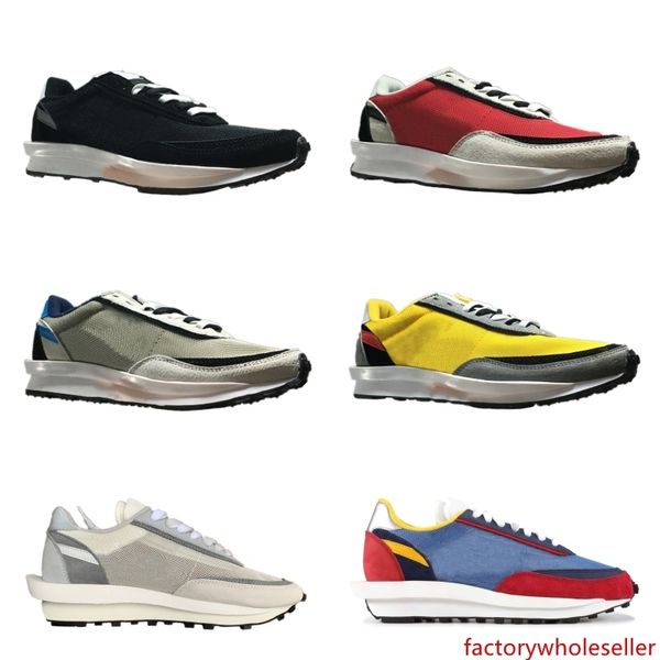 

running ldv shoes double designer banner sneakers trainers women mens yellow green pink grey red new 2019 mesh shoes with