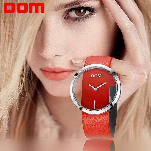 

new fashion brand transparent leather watches women ladies casual dress quartz wristwatch reloj mujer go2019, Slivery;brown