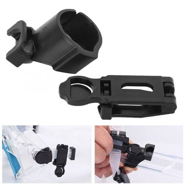 

pool & accessories air tube connector 1 pcs sn-500 quick release type universal snorkeling diving holder snorkel keeper buckle