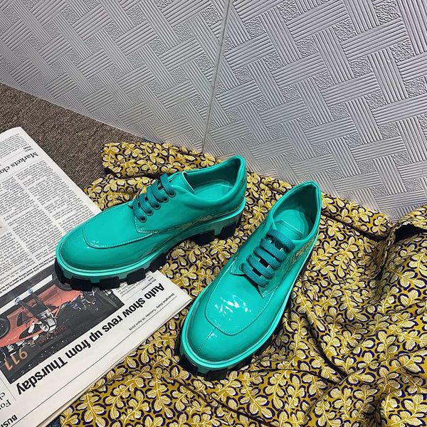 

flat platform shoes women's loafers colorful british style waterproof increase women casual shoes zapatos de mujer t01, Black