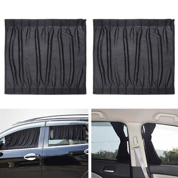 

2pcs car auto side window uv protection curtain car slidable window shield cover for