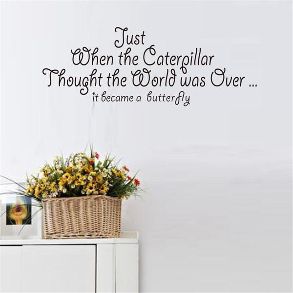 

just when the art vinyl mural home room decor wall stickers