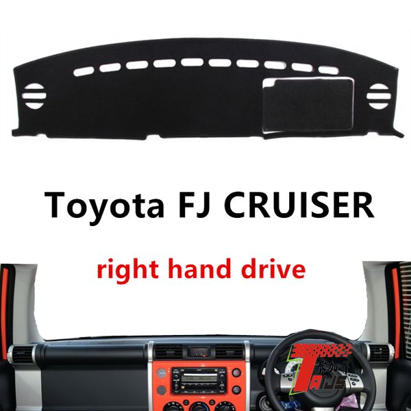 

taijs правый руль приборной панели автомобиля крышка для fj cruiser терилен анти уф приборной панели автомобиля коврик для 11-16 fj cruiser