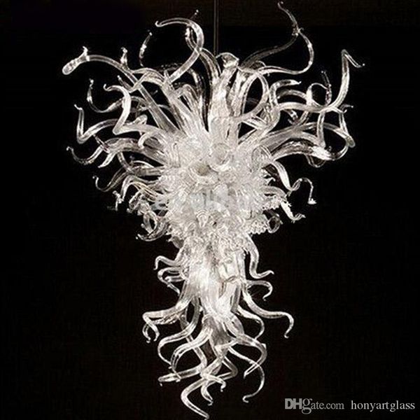 

new white clear europe style murano blown glass pendant hanging lamp for l bedroom kitchen decor