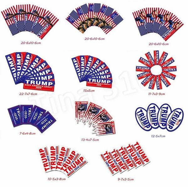 

donald sticker trump 2020 car stickers bumper paster keep make america great decal for car styling vehicle paster 5917