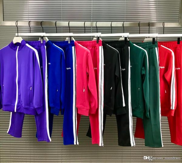 

2020 many colors mens tracksuit sweatshirts suits men track pants luxury sweat suit coat mens jacket coat hoodie sweatshirt palm sportswear, Gray