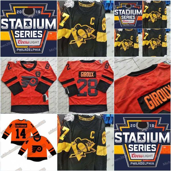 

2019 Stadium Series Jerseys Mens 87 Sidney Crosby 59 Jake Guentzel 81 Phil Kessel 28 Claude Giroux 79 Carter Hart 17 Wayne Simmonds Hockey