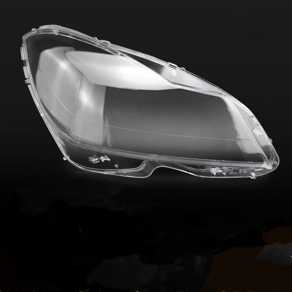 

car left/right clear headlight lens shell cover lamp assembly for w204 c class 2011-2013 replacement