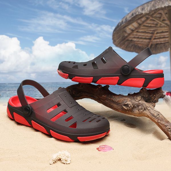 Beach Sandals For Men Summer Jelly Shoes Men Garden Sandals