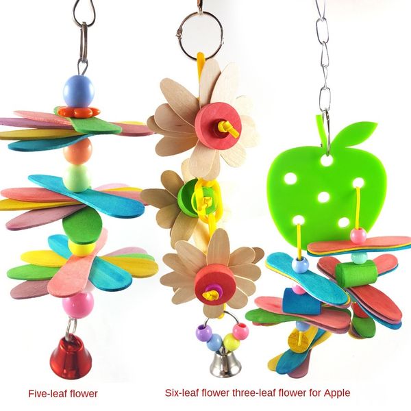 

parrot toys bird toys flower gnaw toys