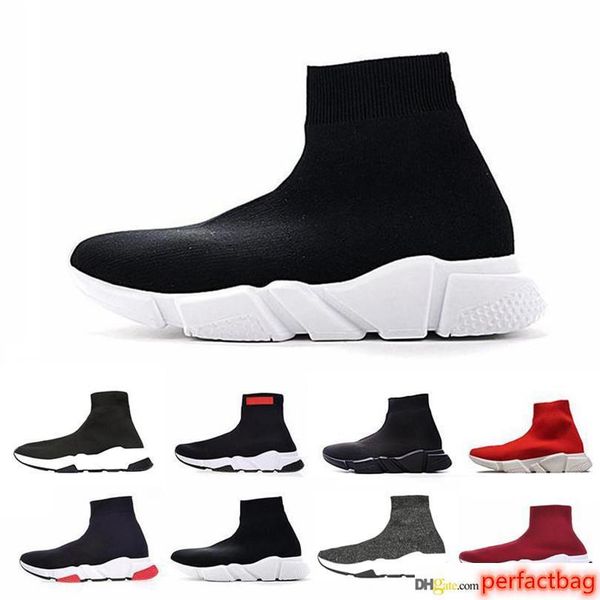 

ace brand designer casual sock shoes speed trainer black red triple black fashion socks sneaker trainer luxury casual shoes men women 36-45