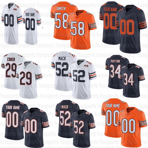 

Chicago 52 khalil mack bear jer ey 58 roquan mith 10 mitchell trubi ky 34 walter payton 29 tarik cohen 54 brian urlacher