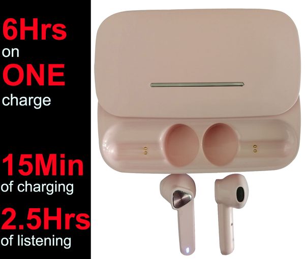 

6 hours listening mini wireless tws earbuds earphone [30hrs with charging case] bluetooth 5.0 pk ap2 ap3 pro h1 chip i7 i8 i9 pods i200 i500