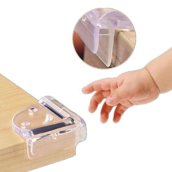 

baby safety transparent corner protector 4pcs/set kids children anti collision edge corner cover table corner protection guards