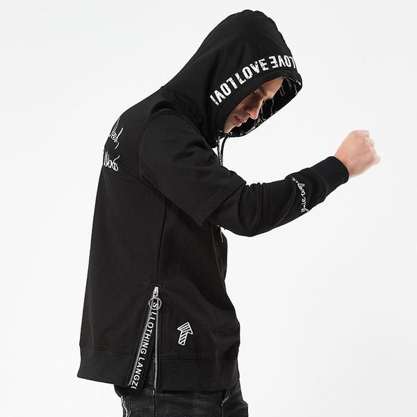 

конструктор толстовки для mens толстовка весна осень письмо printted mens streetwear длинным рукавом повседневная молодежи толстовки топы од, Black