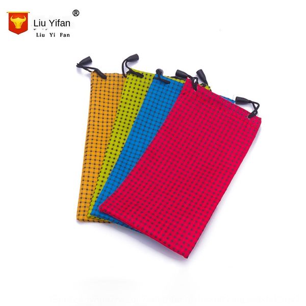 

black thin waterproof bag colorful storage cloth glasses glasses cloth bag