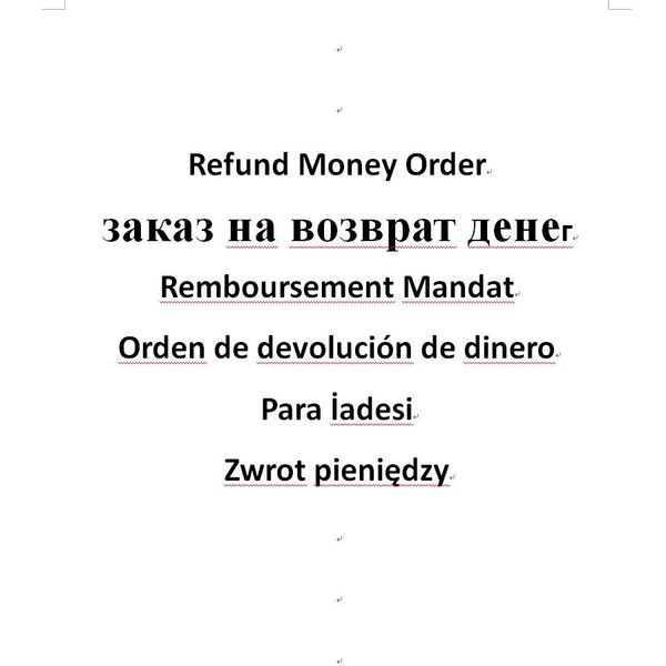 

704990838738513 order refund money