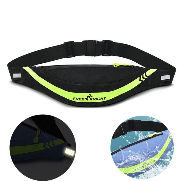 

outdoor bags 6.5 inch running waist bag,women waterproof jogging belt bag,men reflective walking gym cycling sports mobile phone pouch