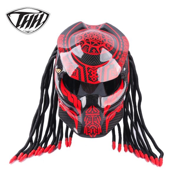 

carbon fiber motorcycle helmet full face iron man helmet dot safety certification black colorful